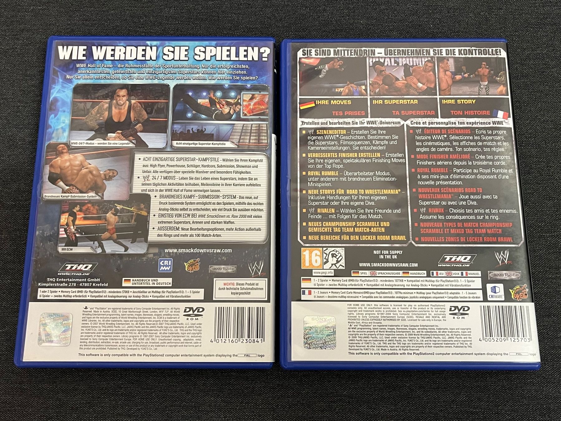 Sony Giochi: Smackdown vs Raw 2008 & 2010, PlayStation 2 PS2, komplett – Usato da Thalwil venduto da ranx 2