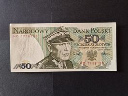 Pologne 1988 50 zloty P142c UNC