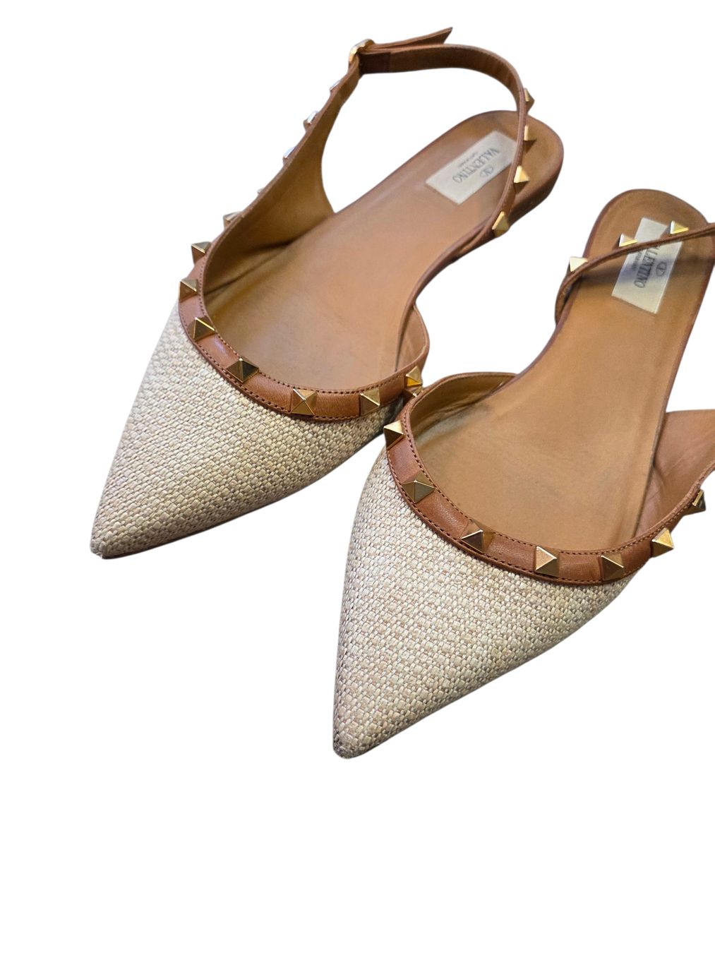 Valentino Scarpe da donna: Valentino Rockstud Slingbacks – Usato da Zürich venduto da finesse.shop 1