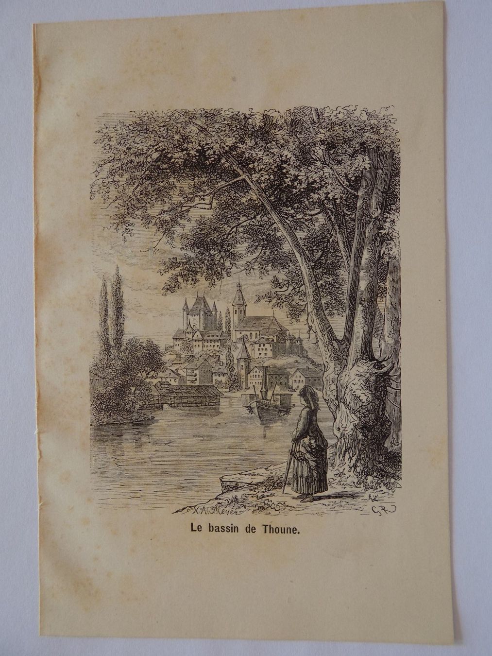 Stiche: Le bassin de Thoune – Gebraucht aus Risch von Antikfee 1