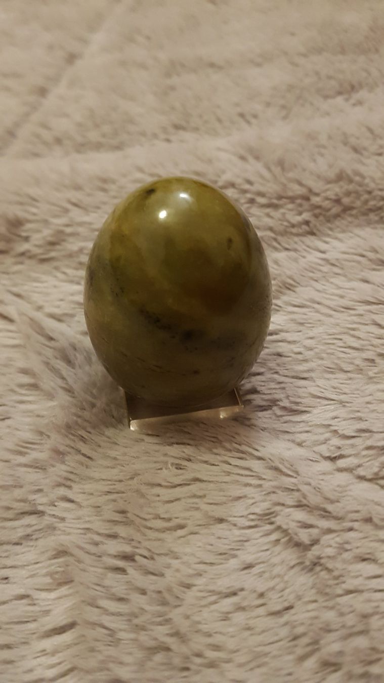 Mineralien & Heilsteine: Jade Ei Nephrit 5,5cm NEU Healing Stone Heilstein Edelstein – Neu (gemäss Beschreibung) aus Basel von him_5r5n 1