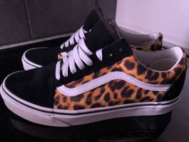Vans Old Skool Leo-Print Sneaker Gr. 40
