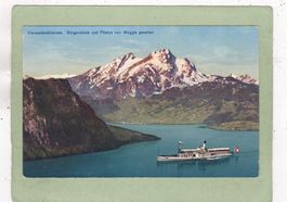 Vierwaldstättersee Schiff Bürgenstock u Pilatus von Weggis