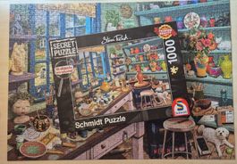 secret Puzzle von Schmidt "Künstler-Atelier" 1000tlg