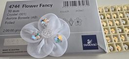 Swarovski 4744 Blumen Fancy Stone Crystal AB 4st=10fr.
