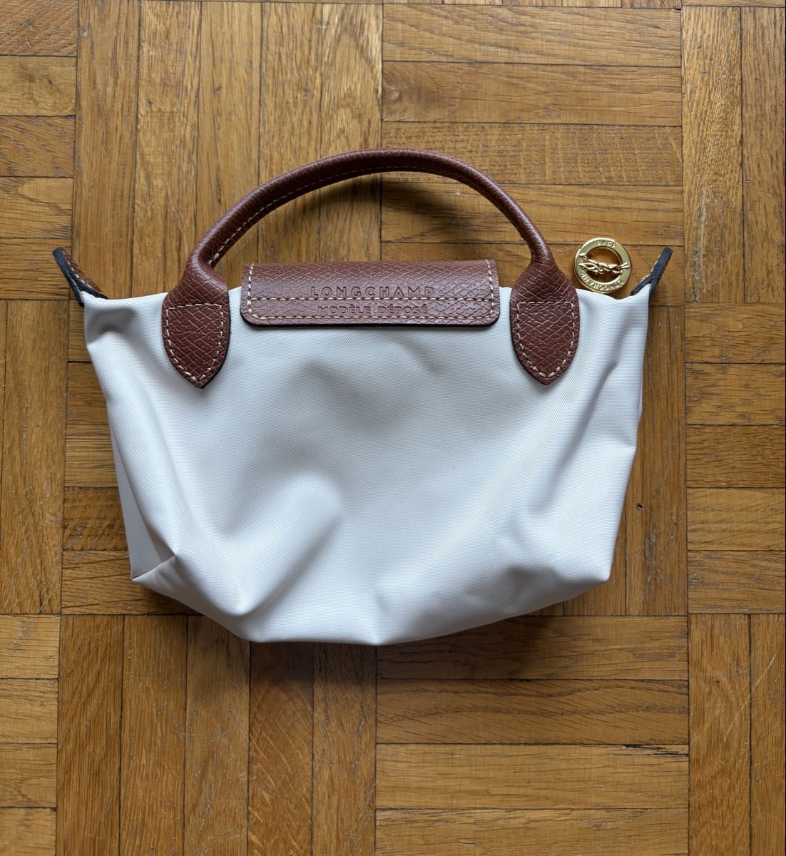 Longchamp Borse da donna: Pochette Longchamp Le Pliage blanc  – Nuovo e nell'imballaggio originale da Perly venduto da Sam.crr 2