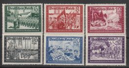 Deutsches-Reich, Nr.773/78-Satz postfrisch* leichte Falzspur