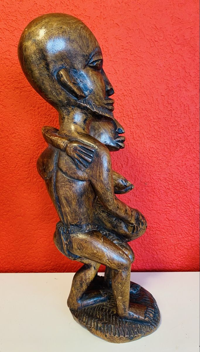 Skulpturen & Statuen: Afrikanische Holzskulptur - Liebe und Fruchtbarkeit – Gebraucht aus Zäziwil von Emlea 5