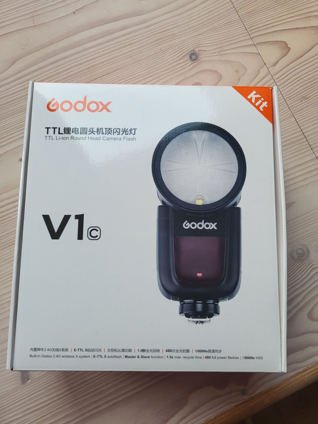 Godox Blitze: Godox V1 Canon mit Godox AK-R22 Diffusorkugel – Neu (gemäss Beschreibung) aus Madiswil von Brigitte550 6
