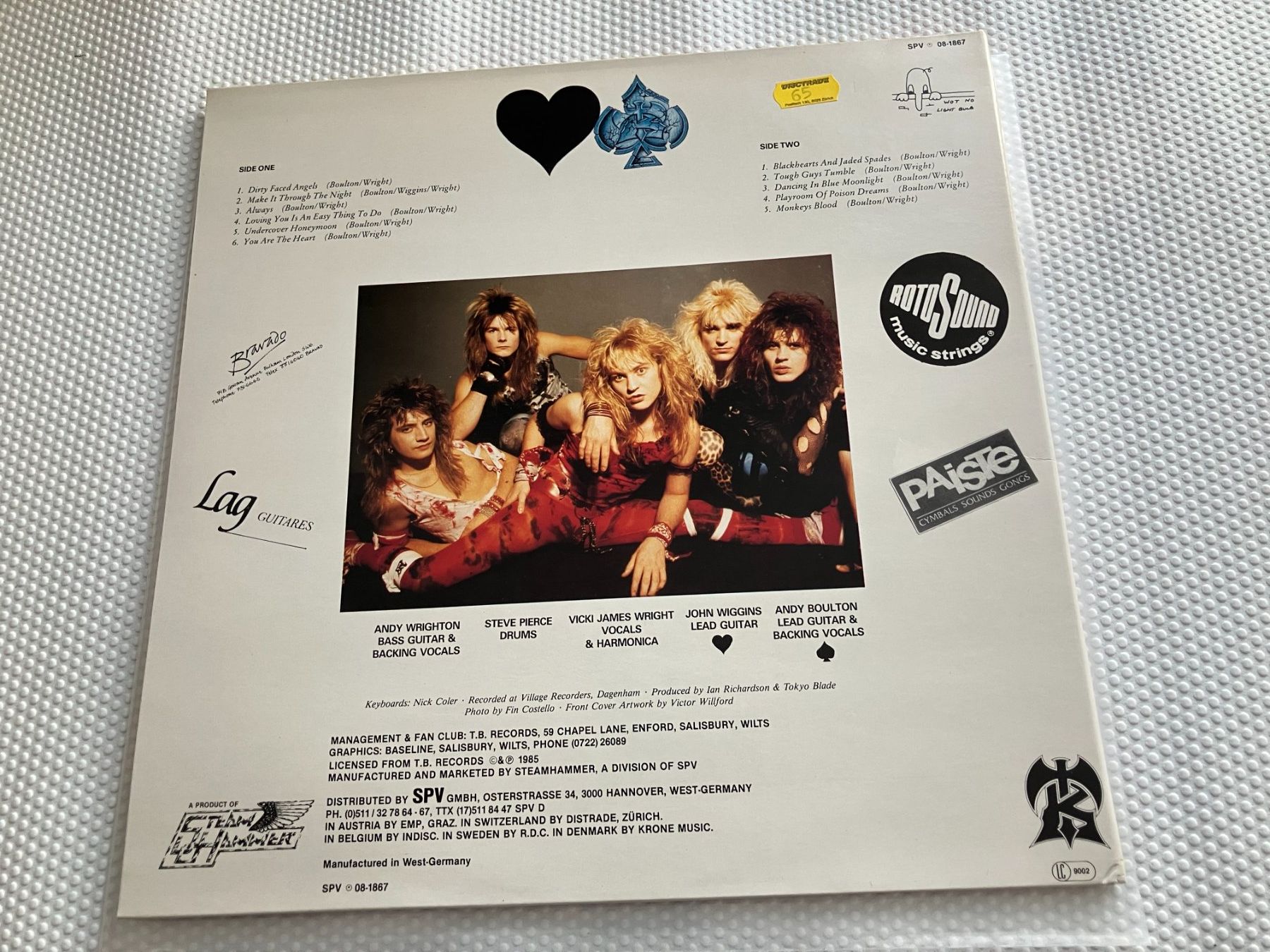 Dischi in vinile: Tokyo Blade – Usato da Aarwangen venduto da Jukebox3 2