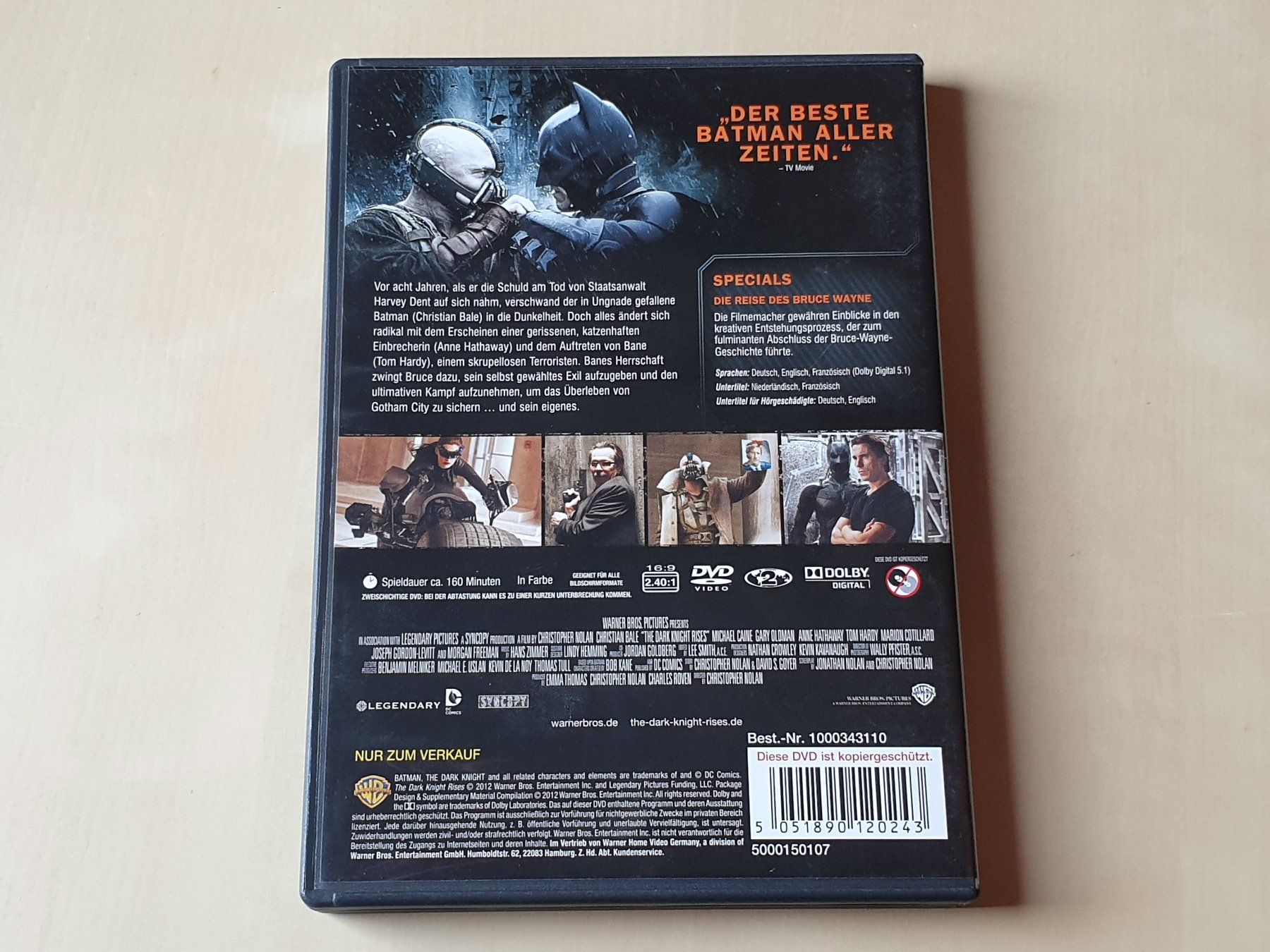 Tutti i DVDs: The Dark Knight Rises – Usato da Stansstad venduto da collectorsshop 1