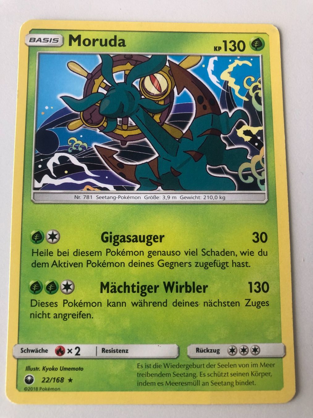 Pokémon Carte collezionabili: Pokemon Moruda Deutsch – Usato da Bassersdorf venduto da sammelfloh