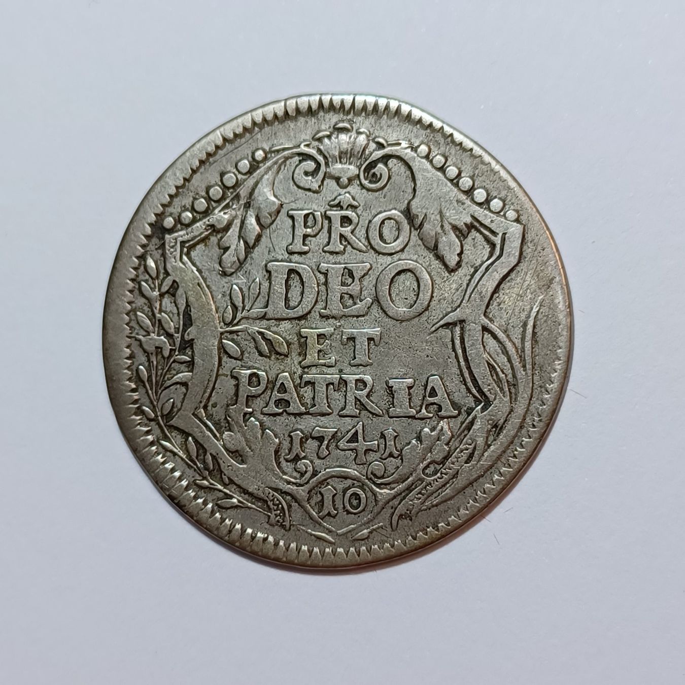 Tutti le monete: 10 Schilling 1741 Zürich – Usato da Pfäffikon ZH venduto da Schweizer_Muenzen
