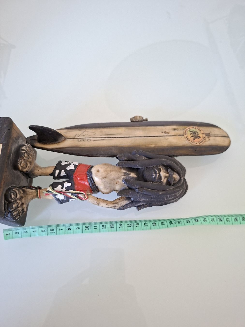 Statuette: Statuette Rasta Surfeur - Déco d'été originale et unique ! – Usato da Mézières VD venduto da Grymmjow1904 5