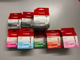 Canon Pixma 9 Tinten sehr viele Tinten