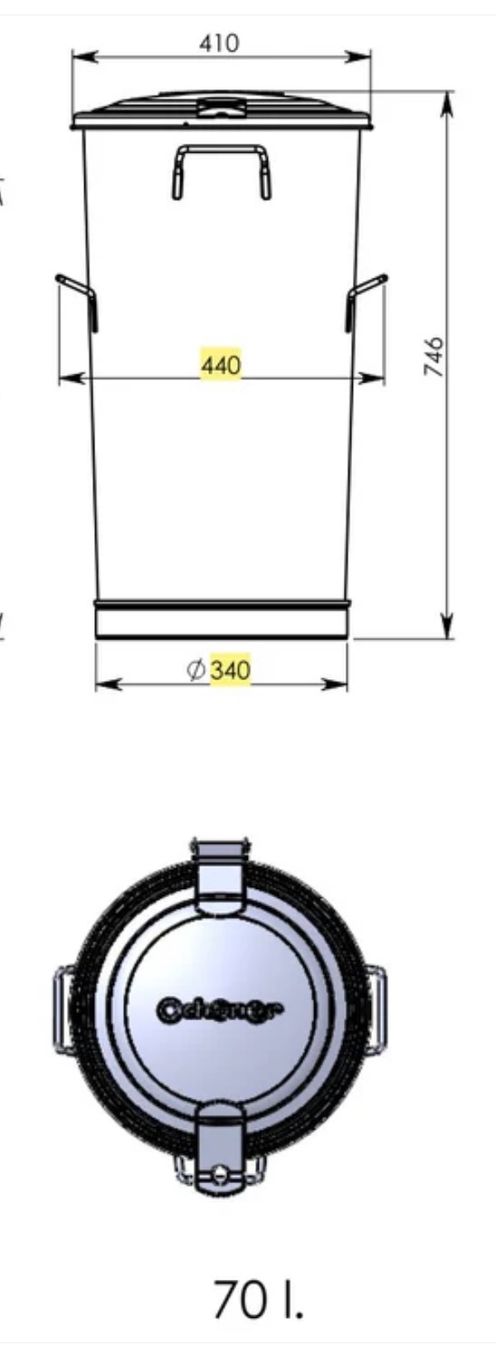 Altro per la casa: Ochsner Kübel Verzinkt 70l – Usato da Sennhof venduto da Johnbest 1