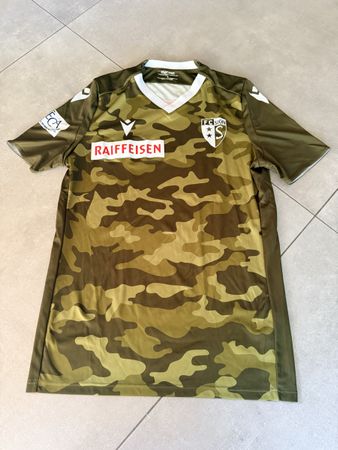 Maillot FC Sion Camouflage kaki, Taille L, comme neuf !
