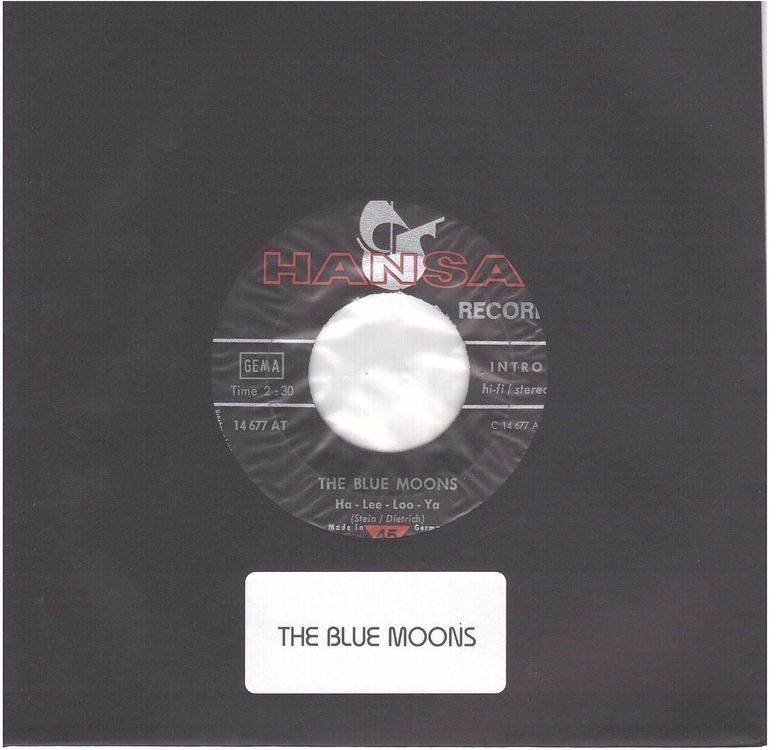 Dischi in vinile: The Blue Moons  --  Ha-lee-loo-ya   Single7 – Usato da Oberwil (Dägerlen) venduto da thealbum