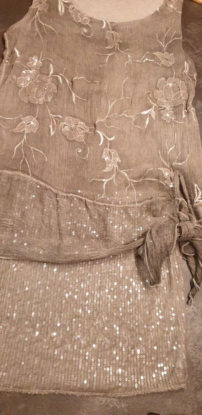 Vestiti: **NEU** Wunderschönes, süsses Kleidchen/ Gr 36/ taupe – Nuovo (secondo la descrizione) da Oberuzwil venduto da cgc_l2jm 3