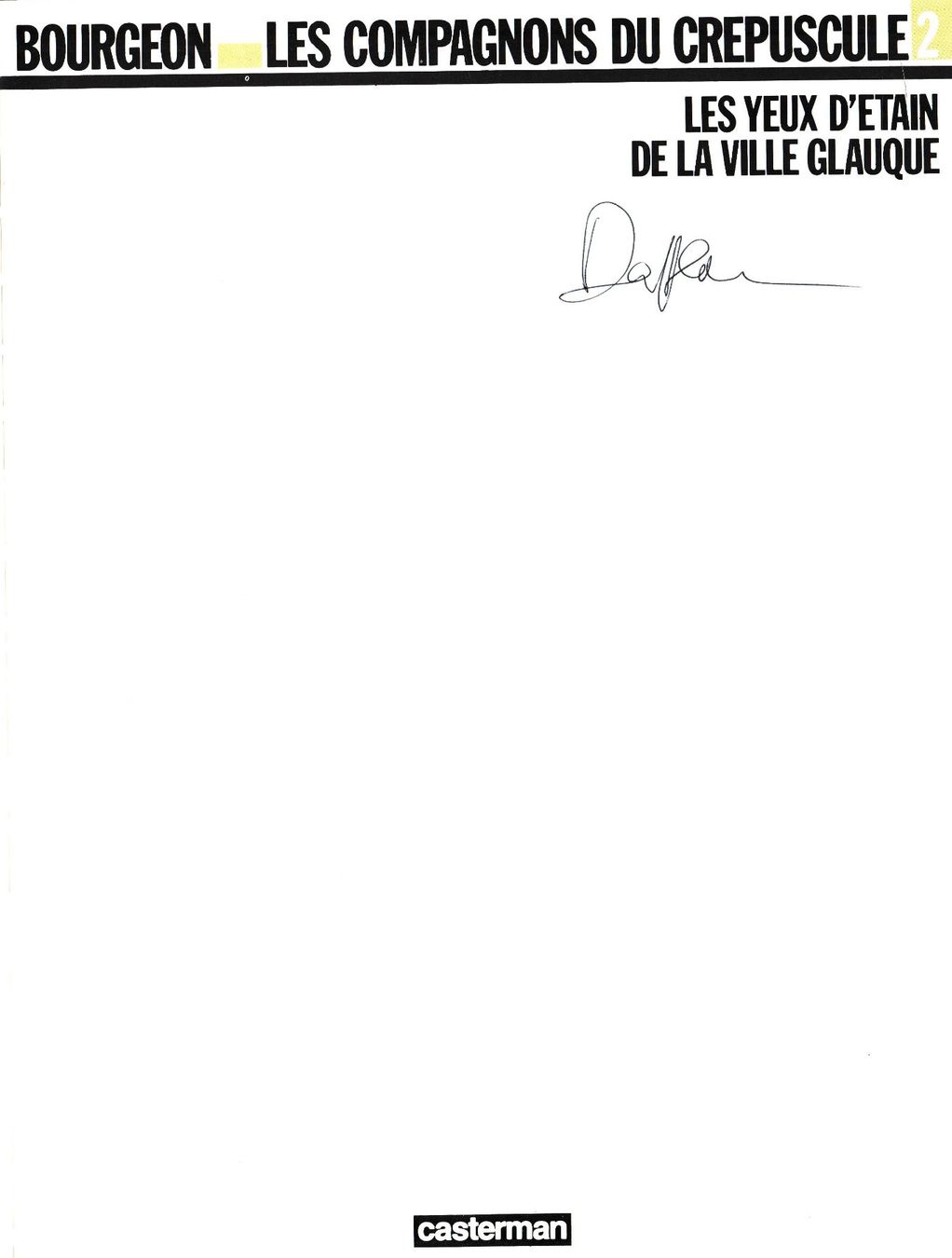 Fumetti: Les Compagnons du crépuscule Tome 2 – Usato da Carouge GE venduto da serginho22 9