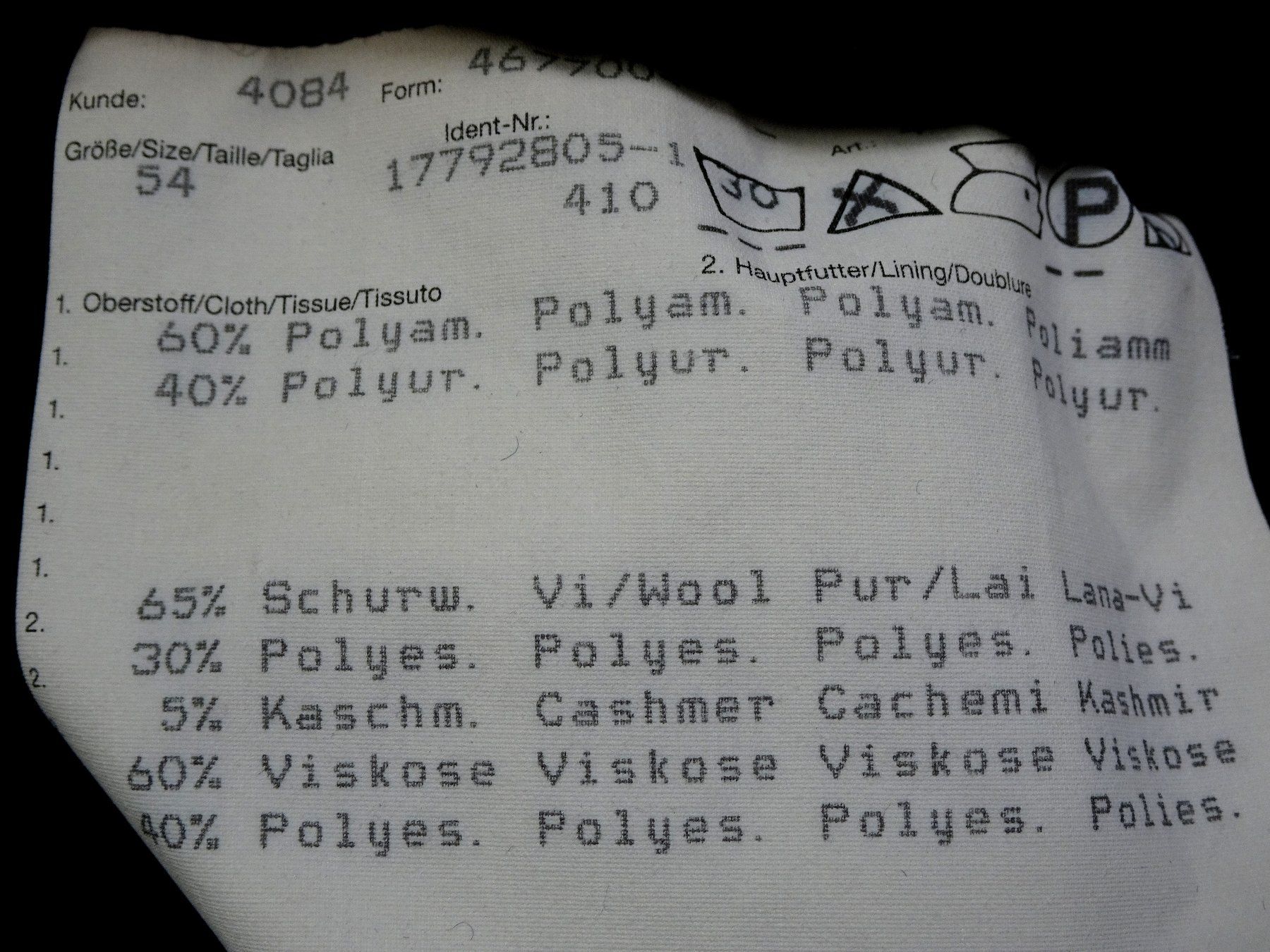 Jacken: Herren WinterJacke, Gr.54 dunkelblau – Neu (gemäss Beschreibung) aus Grüt (Gossau ZH) von spitzig 7