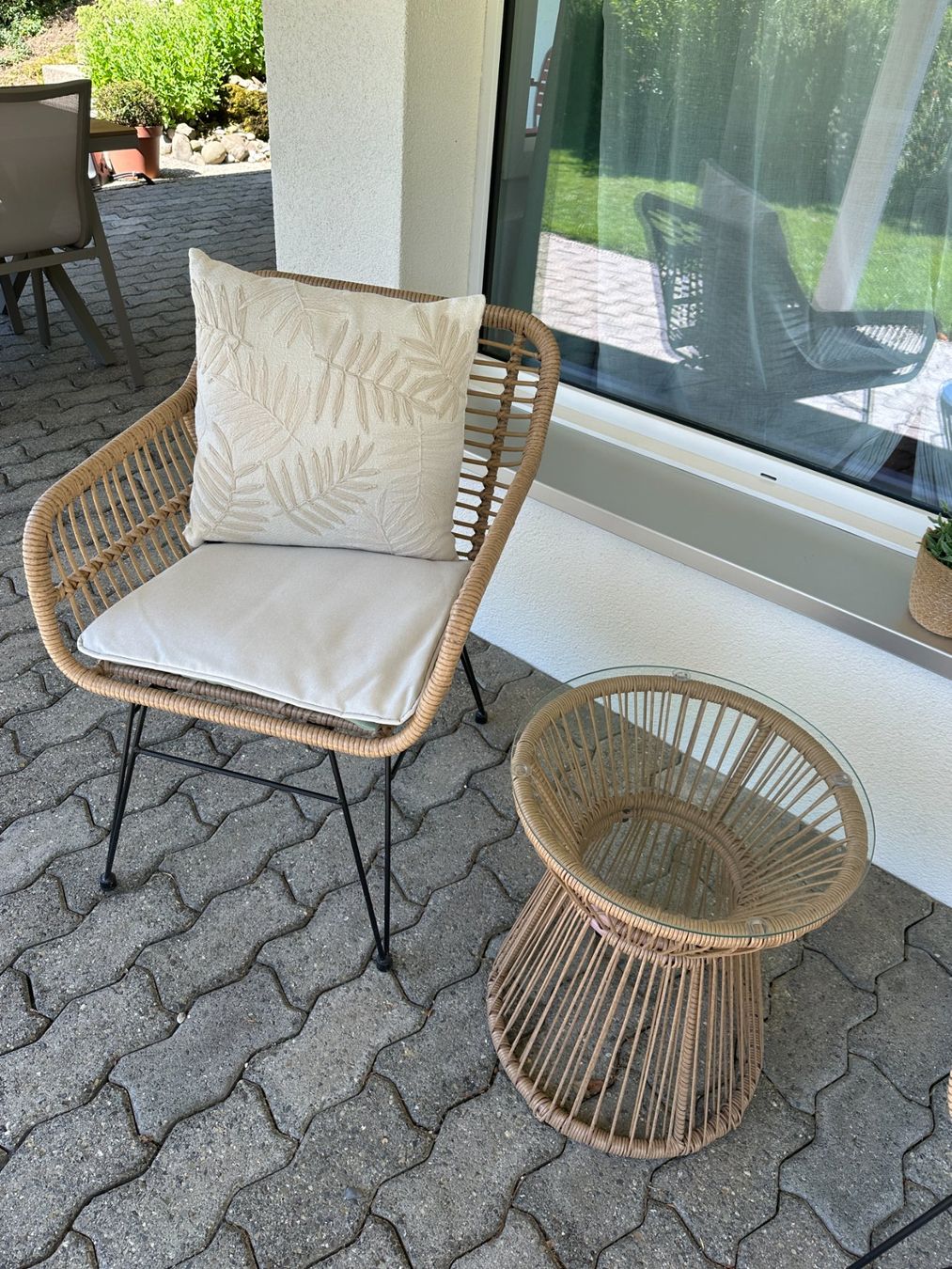 Beliani Set di tavolo e panche: Gartentisch mit Stühle – Usato da Adligenswil venduto da Sweety2020 3
