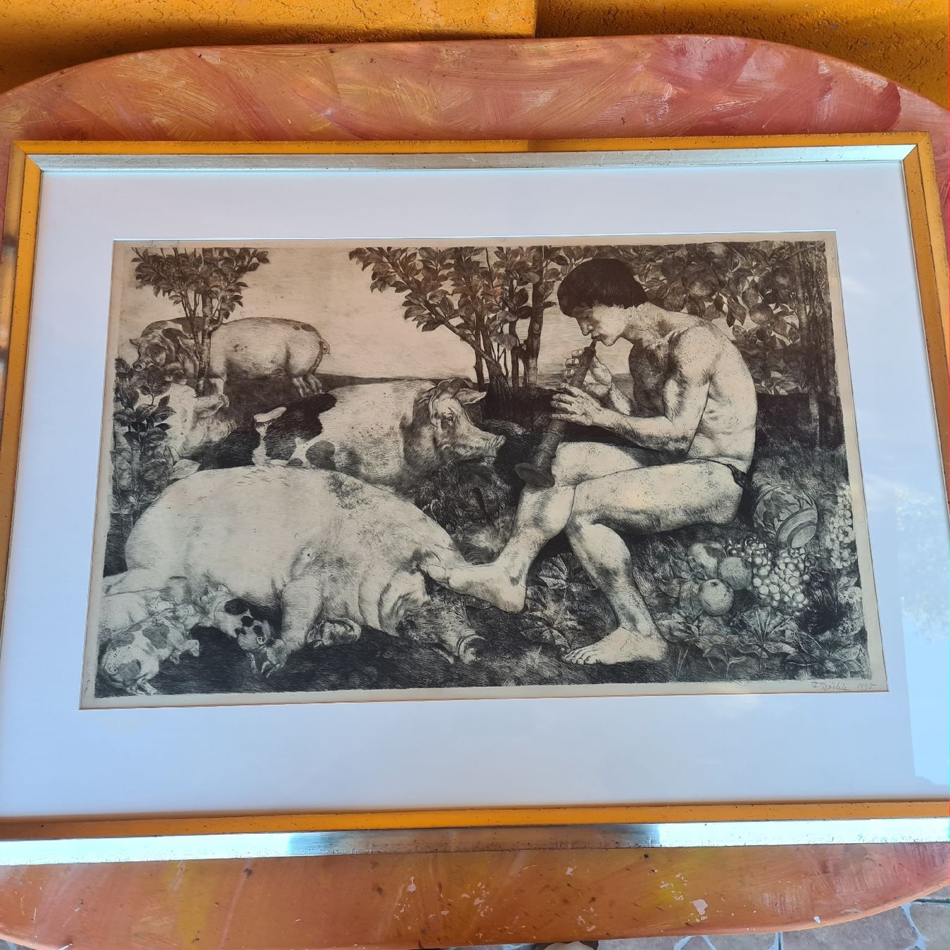 Tableaux: RADIERUNG 1895, Signiert  – D'occasion à Pazzallo par Salvapazzo 1