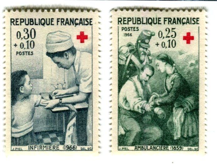 Tutti i francobolli: Briefmarken "Rotes Kreuz". Frankreich – Nuovo e nell'imballaggio originale da Basel venduto da Butsch5