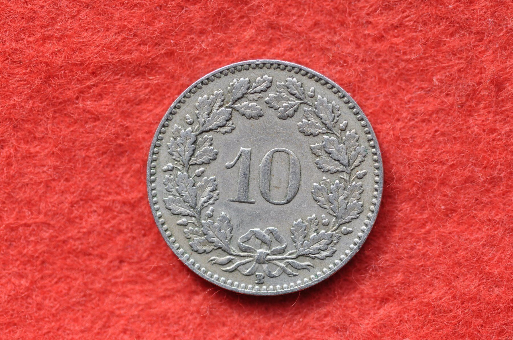 Alle Münzen: 10 rappen 1925 – Gebraucht aus Laupen BE von Gufi57 1
