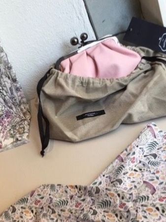Max Mara Weekend Pasticcino small Leder Tasche Prati rosa