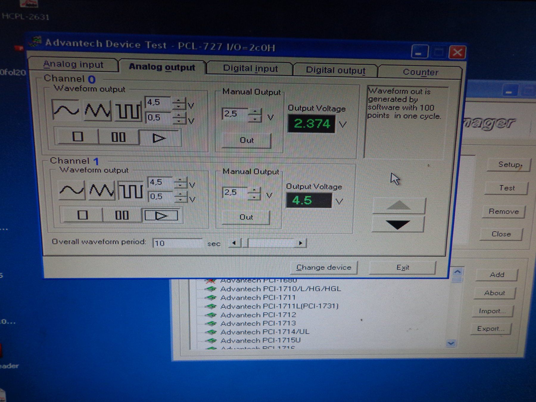 Componenti elettronici: PCL-727 12Ch D/A Output Card Advantech ISA – Usato da Ligornetto venduto da Faffarel 4
