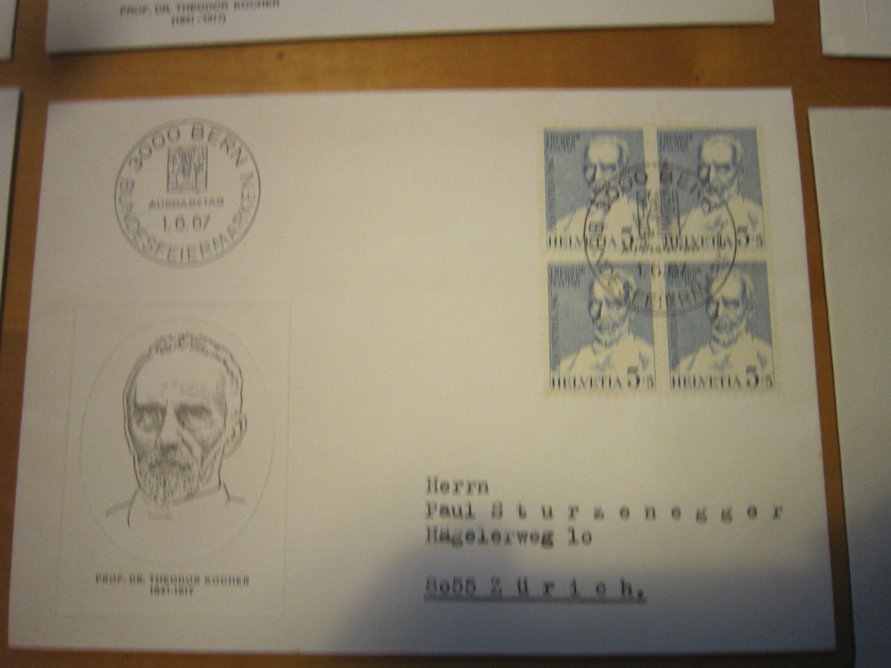Tutti i francobolli: PP 1967 Briefe Theodor Kocher – Usato da Gordola venduto da Polentaefung 4