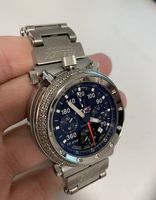 Formex Armbanduhr mit etlichen Brillantsteinen bestückt