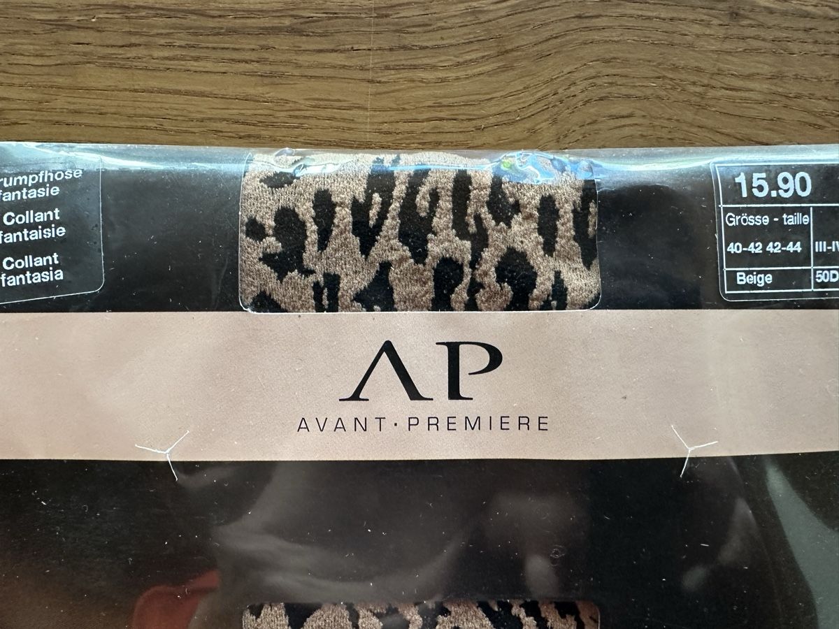 Avant Premiere Calze & Collant: Strumpfhose im Leopardenlook – Nuovo e nell'imballaggio originale da Ottikon venduto da lo99 1
