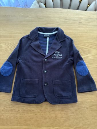 Giacca Brums blu con toppe taglia 86