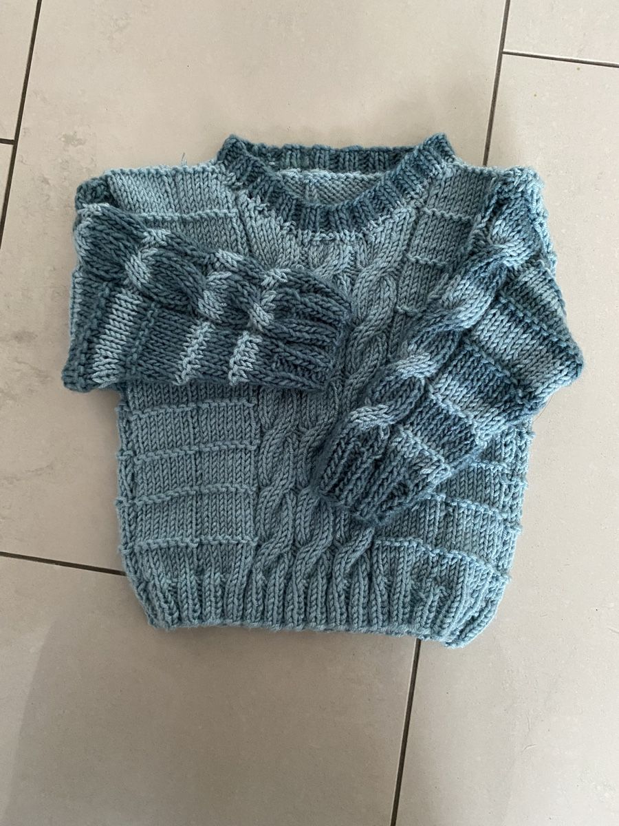 Maglioni & Felpe: Handgestrickter Kinder Pullover, Grösse 74/80, Winter-Warm! – Nuovo e nell'imballaggio originale da Kreuzlingen venduto da Lukma64 4