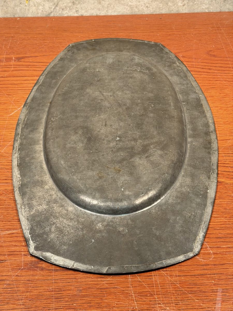 Piatti di portata: Vintage Pewter Tray, Fish Serving 1900s – Usato da Lausanne venduto da artnouveau04 8