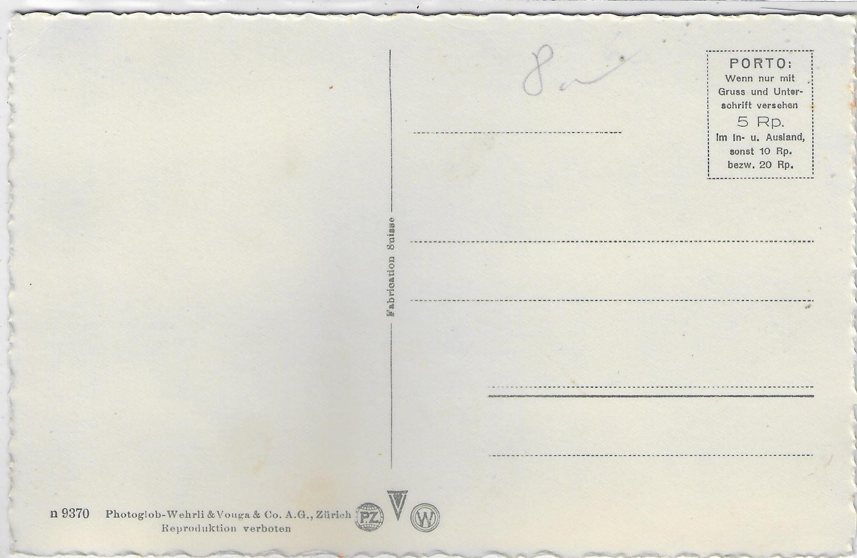 Cartoline postali: Klausenstrasse mit Claridenstock – Usato da Ettingen venduto da Kartenplanet 1