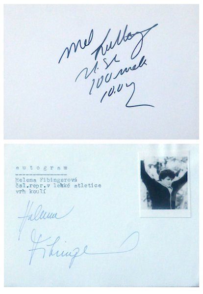 Autografi: Leichtathletik - Div. Autogramme zum Aussuchen – Usato da Dietikon venduto da immortal-stars 1