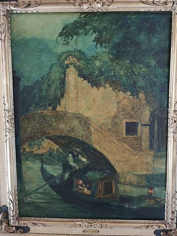 Dipinti: PAOLETTI Rodolfo 1866 - 1940 / Venise – Usato da Bulle venduto da italicum 2