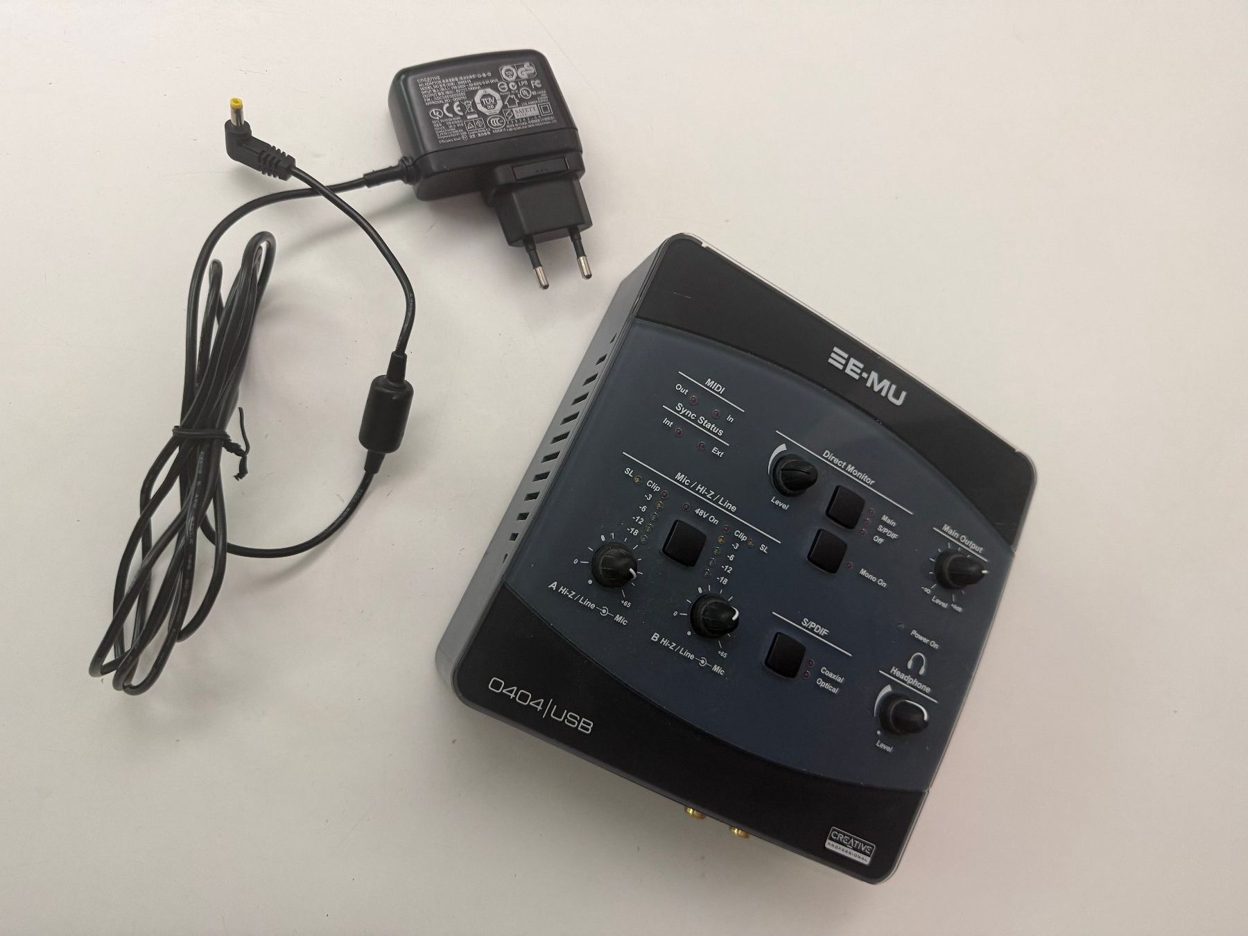 E-Mu Equipement studio: E-Mu USB Interface 0404 – D'occasion à Zürich par Ypar