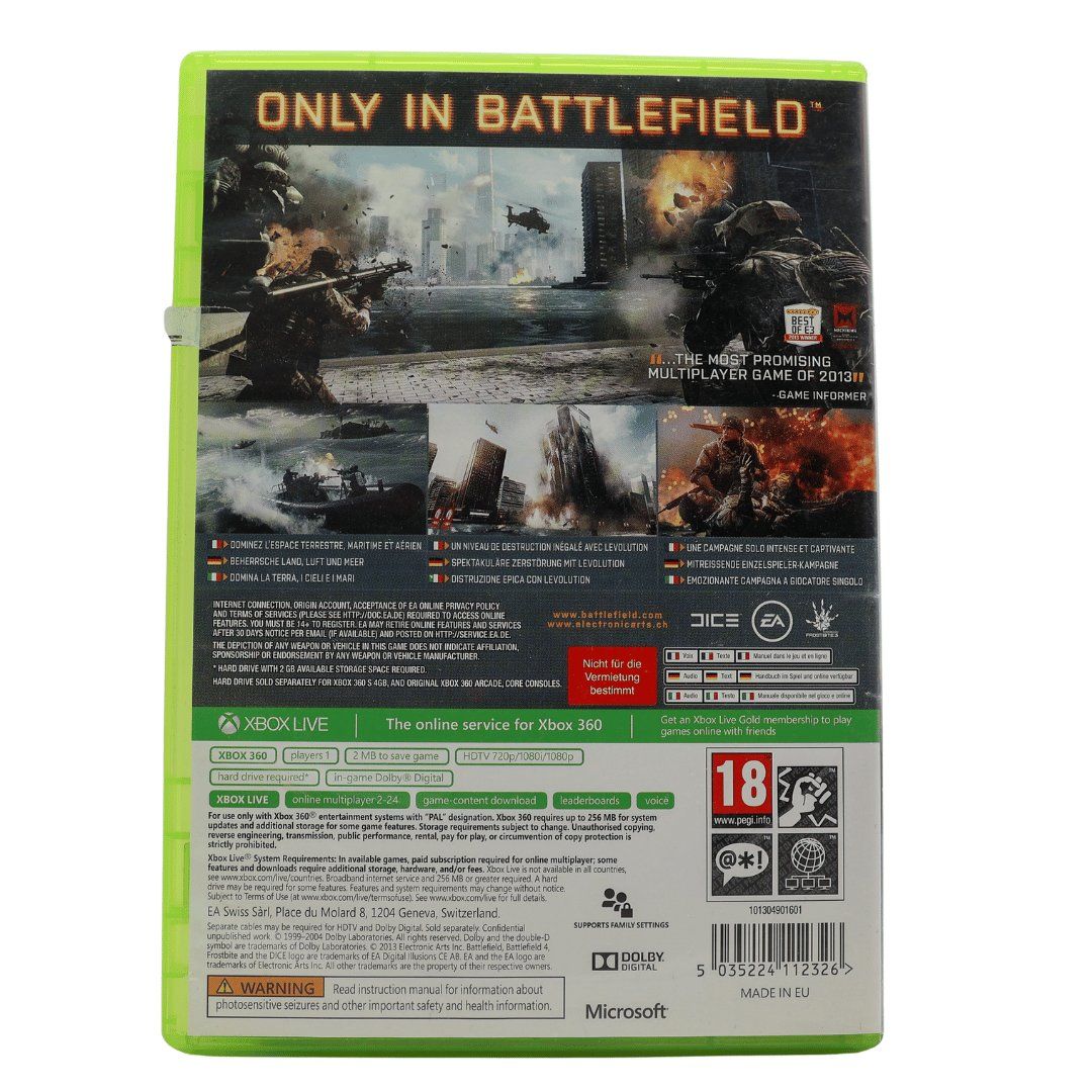 Spiele: Battlefield 4 - Xbox 360 – Gebraucht aus Paudex von dindeboy 1
