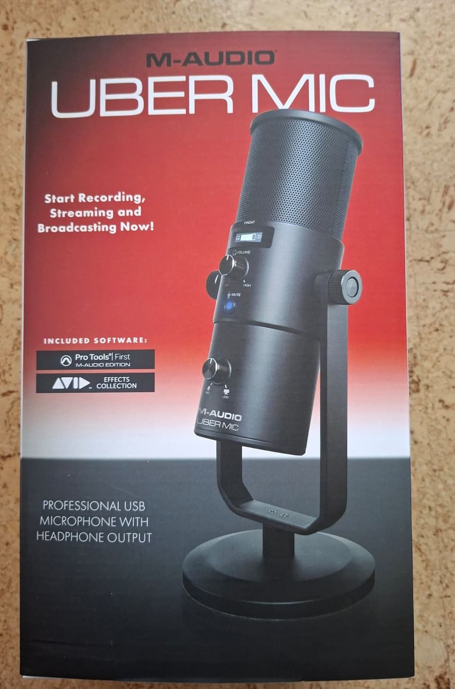 M-Audio Microfoni: M-Audio Uber MIC, USB, Neuwertig – Nuovo (secondo la descrizione) da Gempen venduto da Car_Lord_500