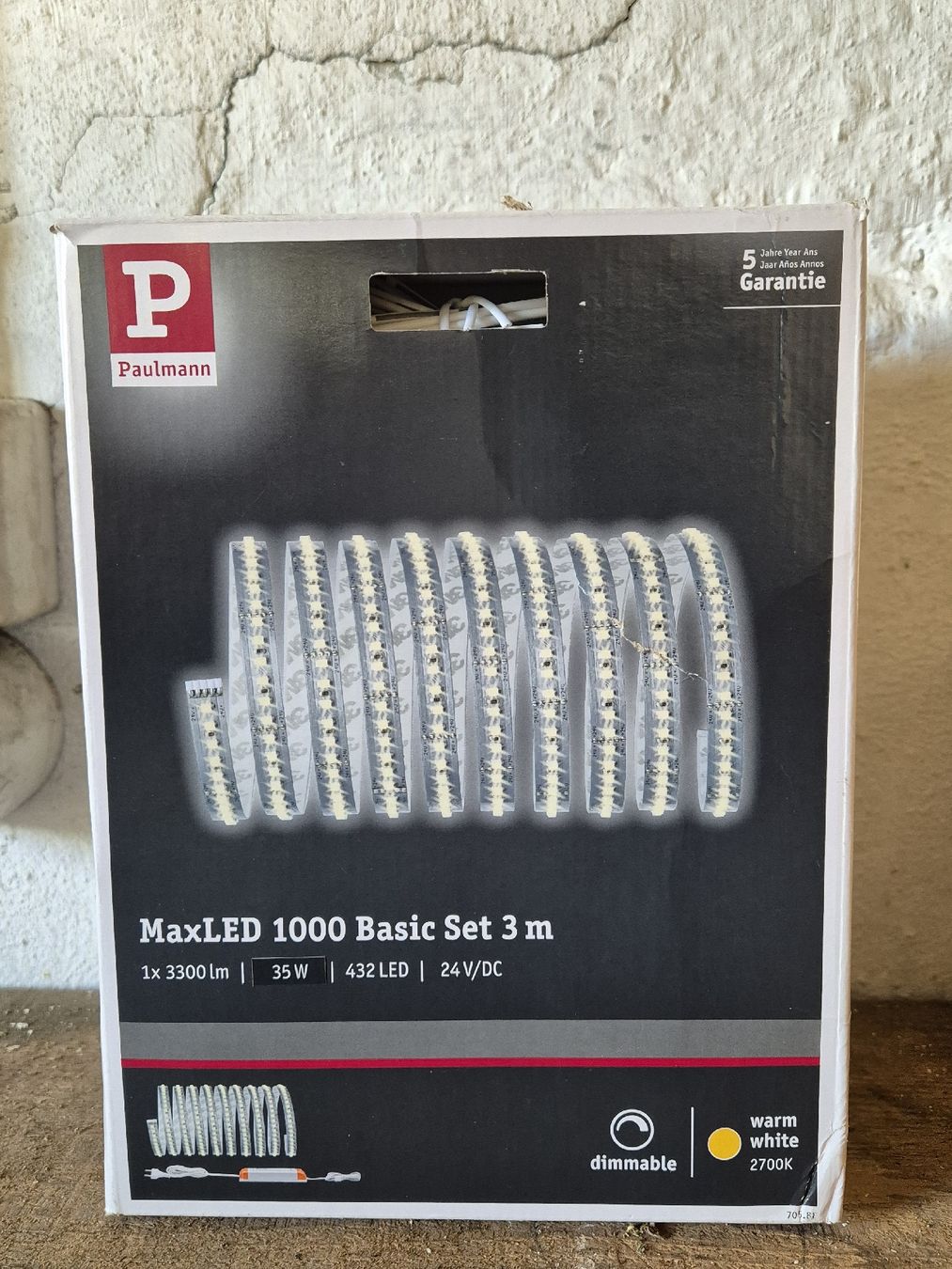 Ghirlande e barre luminose: Paulmann MaxLED 1000 Basic, 3m, Dimmbar, Warmweiss, Neu! – Nuovo e nell'imballaggio originale da Solothurn venduto da Johnny_317