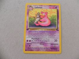 Lamus Pokémon Sammelkarte Jahr 1999 - 2000 von 1. Edition