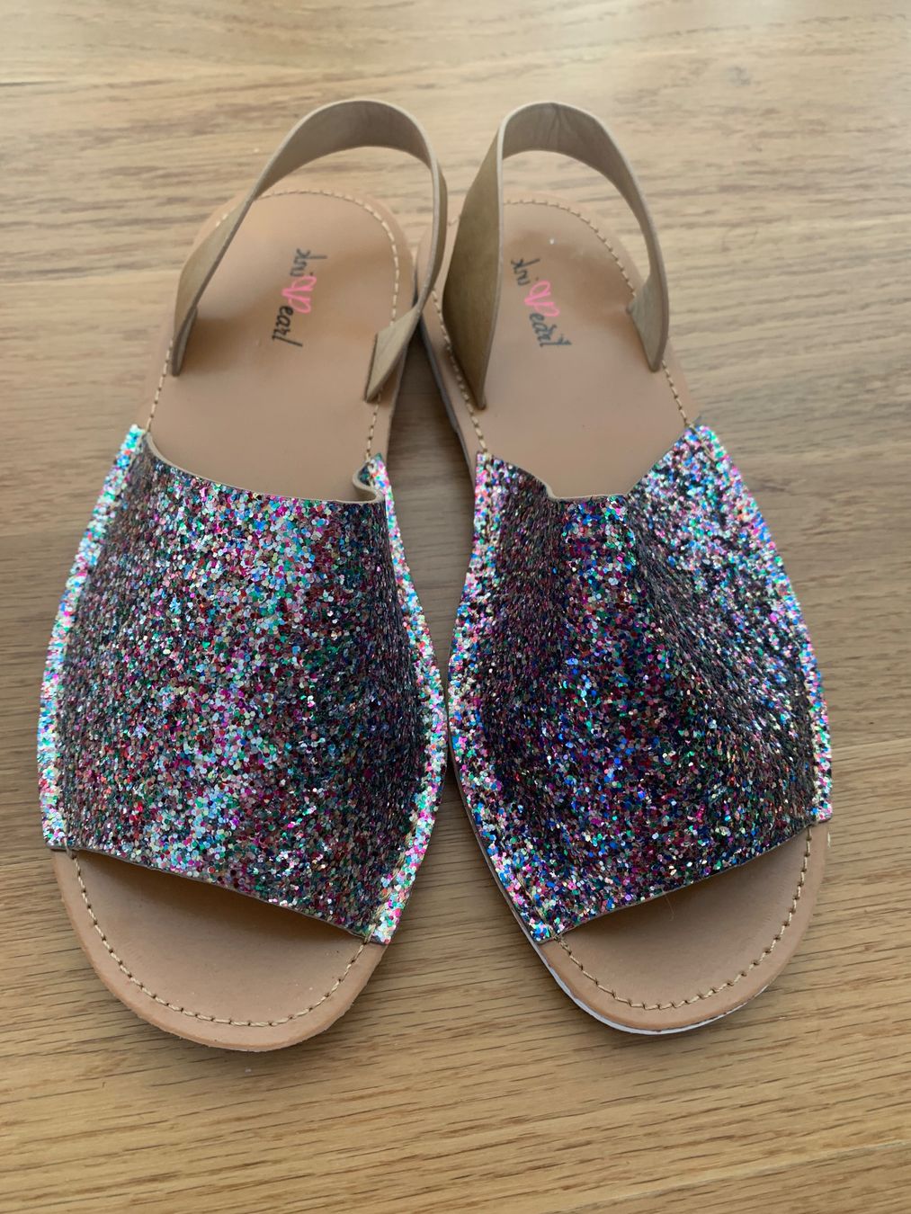 Scarpe da donna: Sandaletten Glitzer bunt Grösse 38 – Nuovo (secondo la descrizione) da Erlenbach ZH venduto da Syssi_C 2