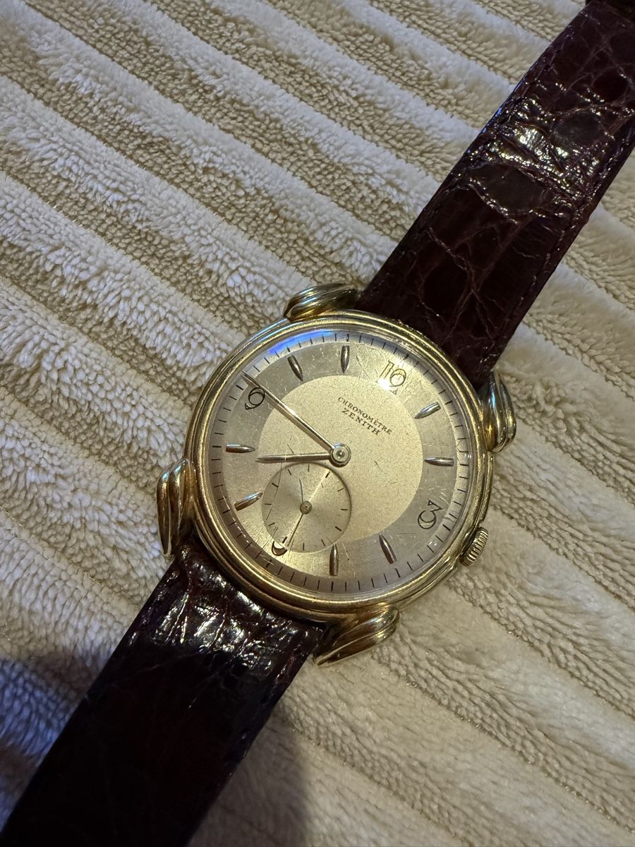 Zenith Orologi: Zénith chronometre Gold  – Usato da Fully venduto da Melvin5 3