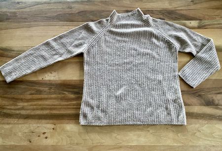 Warmer Pullover hoher Kragen AMISU Knitwear Grösse S Damen