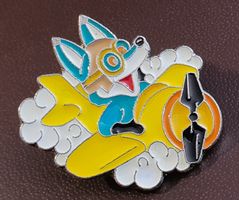 S046 - Pin Bank Bankverein Flugzeug Fuchs Fox