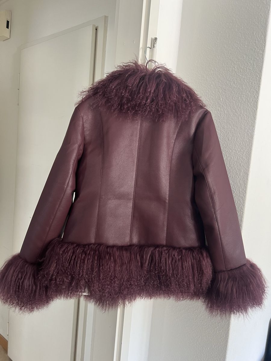 Giacche: Charlotte simone Joan Lederjacke burgundy S – Nuovo e nell'imballaggio originale da Zürich venduto da sellingmystuff1 8